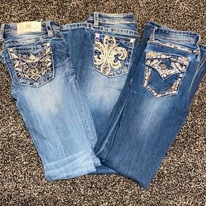 3 Pair! Miss Me jeans!